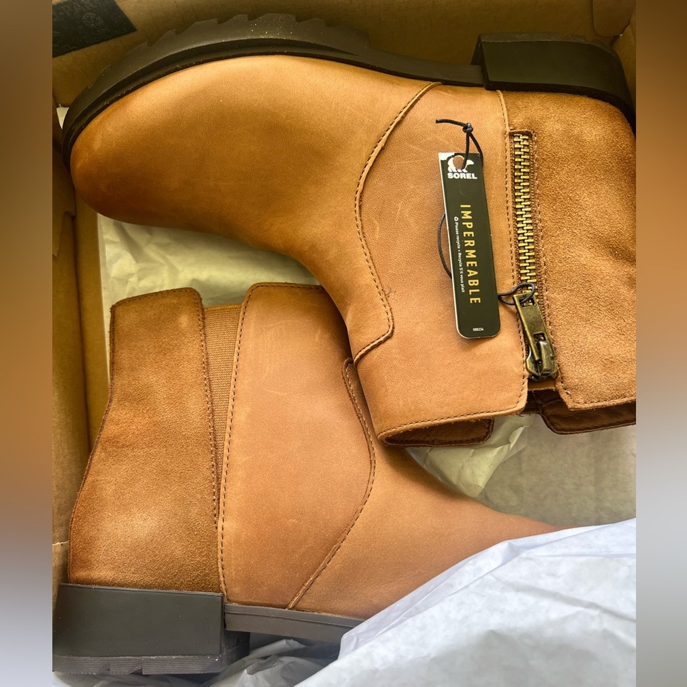 Sorel Tan Ankle Boots